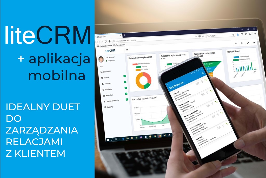 System CRM i aplikacja mobilna – podwójne wsparcie dla przedstawicieli handlowych