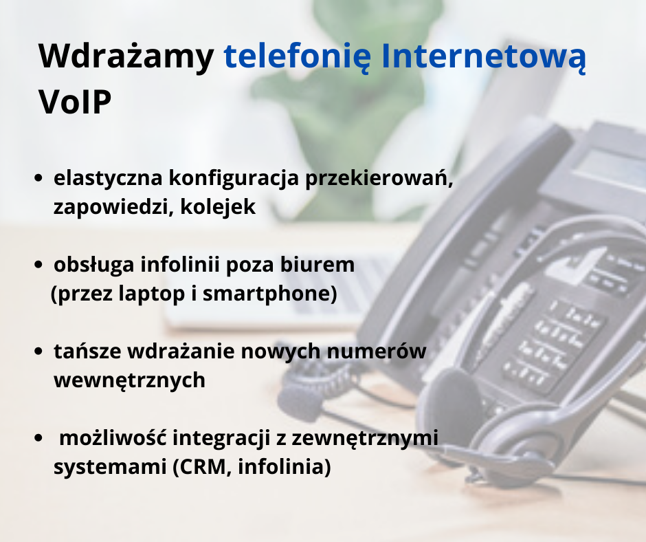 Telefonia internetowa VoIP – wdrożenie w firmie